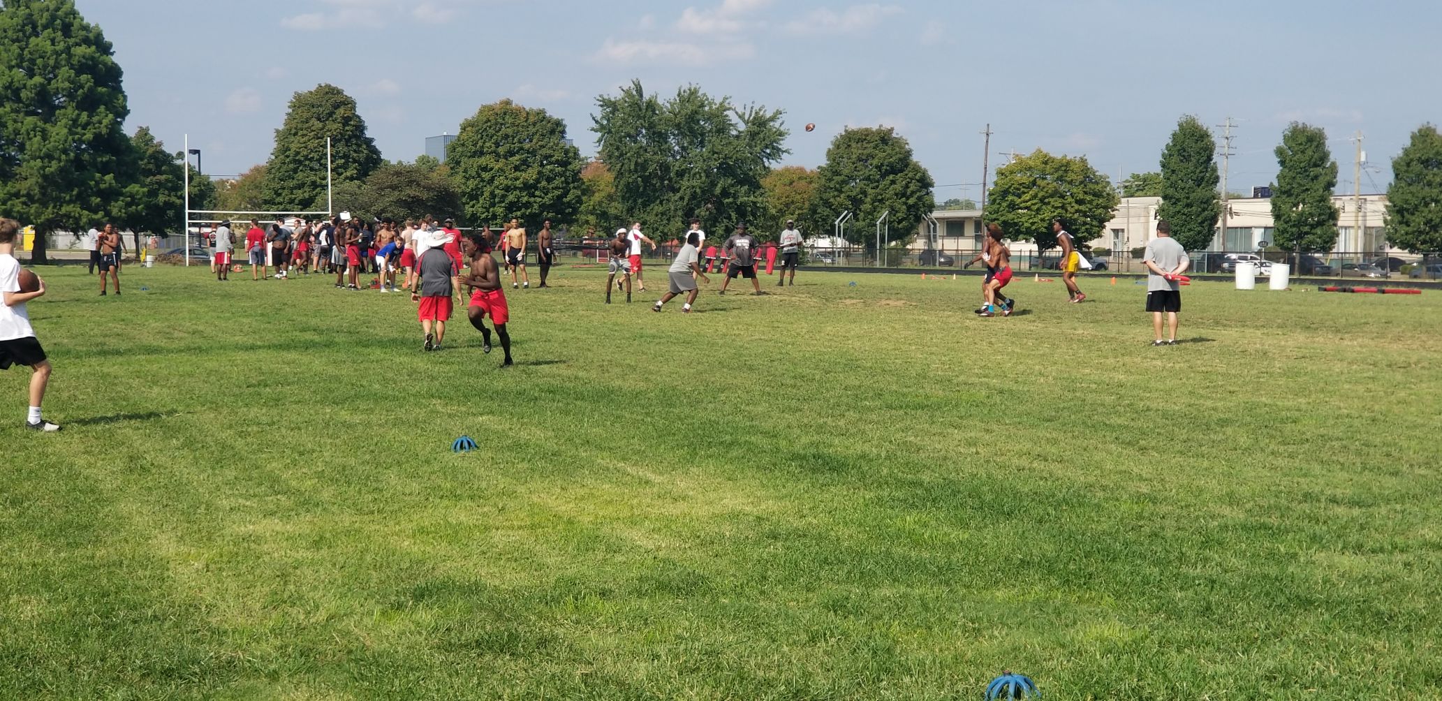 DuPont Manual High School football practice
